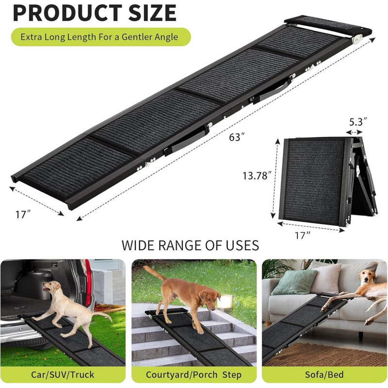 Collapsible Stairs, 13.46 cm H x 160.02 cm W x 43.18 cm D