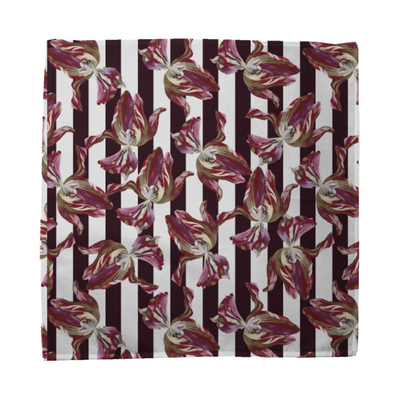 Bythwood 100% Cotton Floral Square Napkin