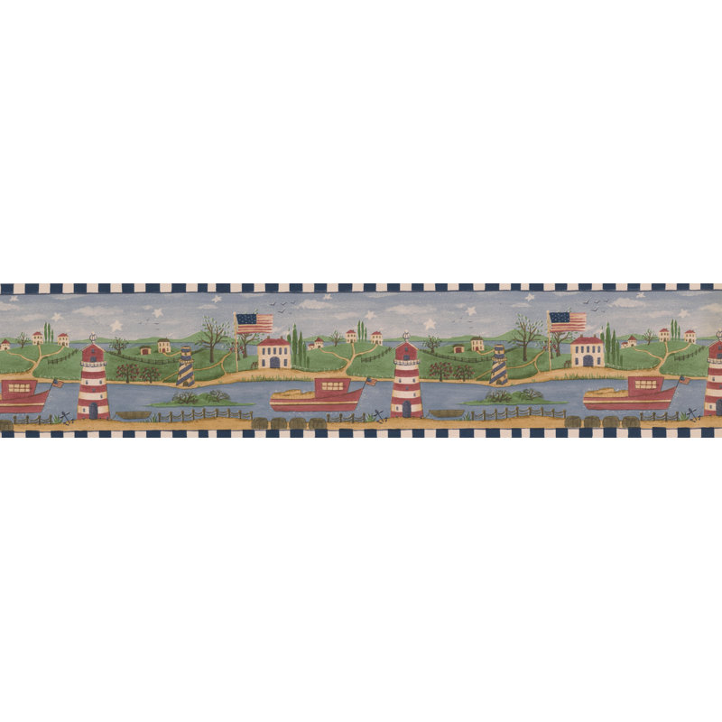 Bordure de papier peint abstrait Pickering Flag