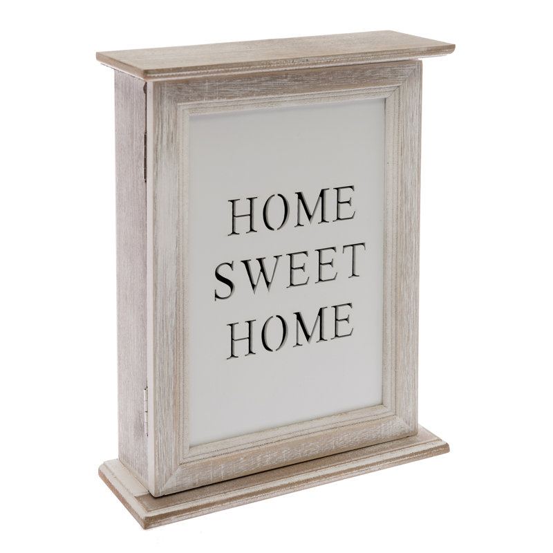 Romantik Solid Wood Wall Organizer with Key Box