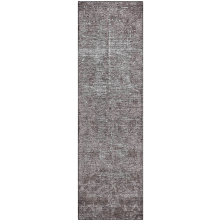 Premium Machine Washable Larock AMF1228 Global Rug