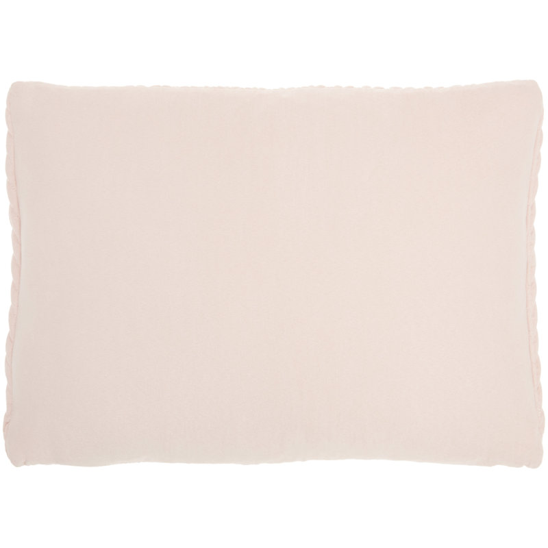Chevron Throw Pillow, Blush