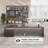 L-Shaped Executive Desk with Built-In Electrical Outlet-290012754-290012765