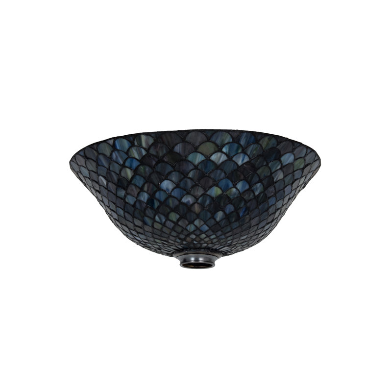 16" Wide Tiffany Fishscale Shade
