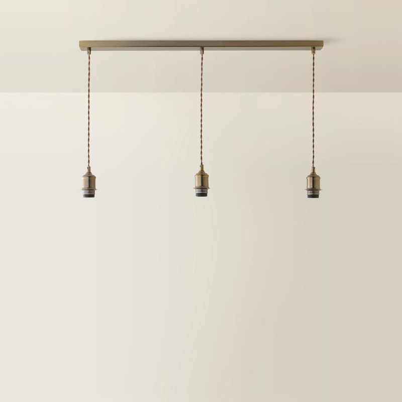 Alajuwon 3 - Light Brushed Brass Pendant