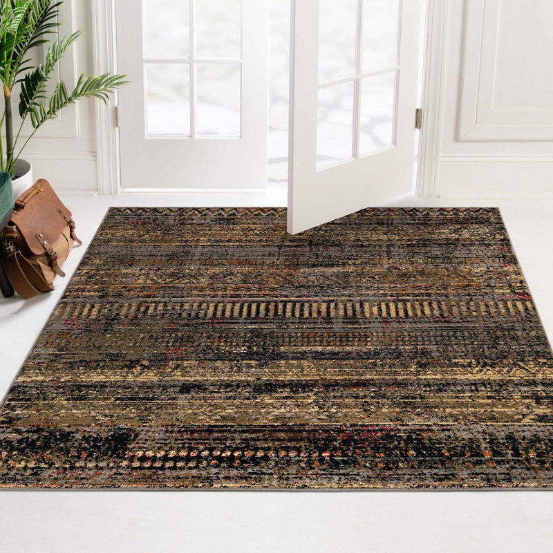 Blakely In Polypropylene Woven by the Quigley Machine, Square 7'10"