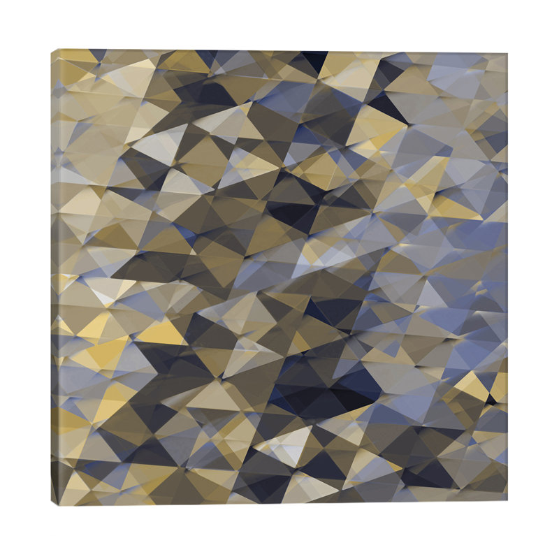 « i », impression sur toile Geometric Squared, H 48 po x l 48 po x P 1,5 po