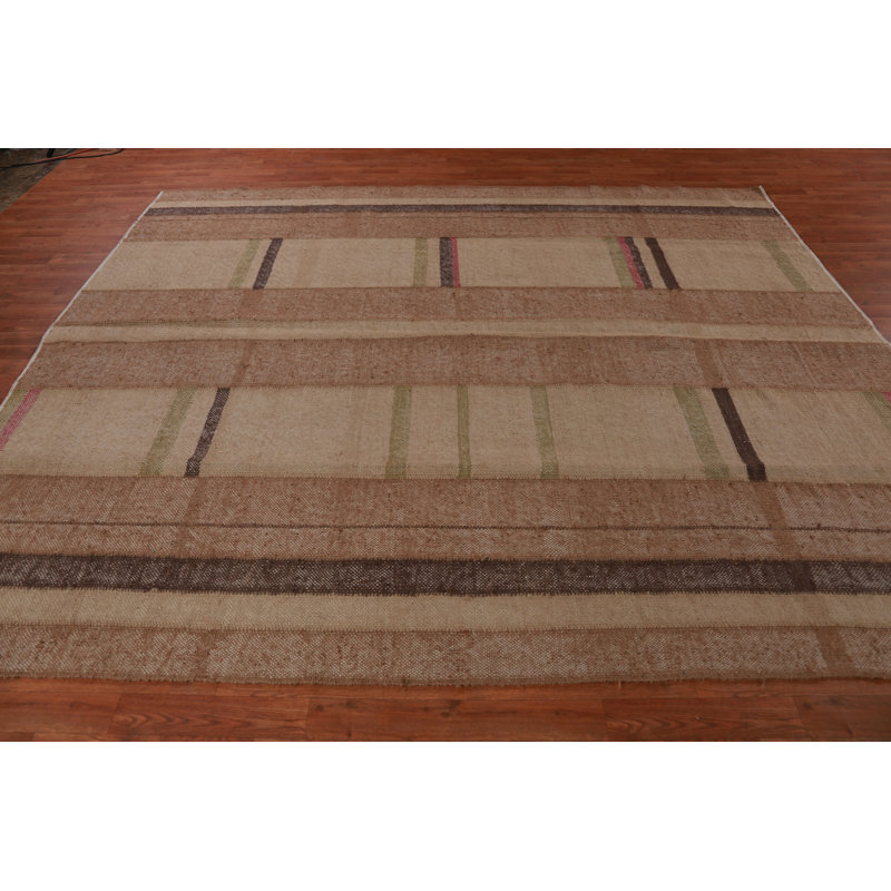 Tapis en teinture de terre kilim Earth