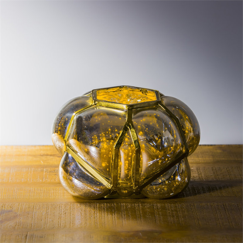 6.25'' H Mercury Glass Tabletop Votive Holder