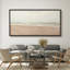 «Coastal Beach Serene Shoreline Abstract Beach», reproduction sur toile encadrée-98042524-111375993
