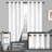 Oakridge Blackout Soundproof Linen Textured Curtain Single Panel-840285205-840285203
