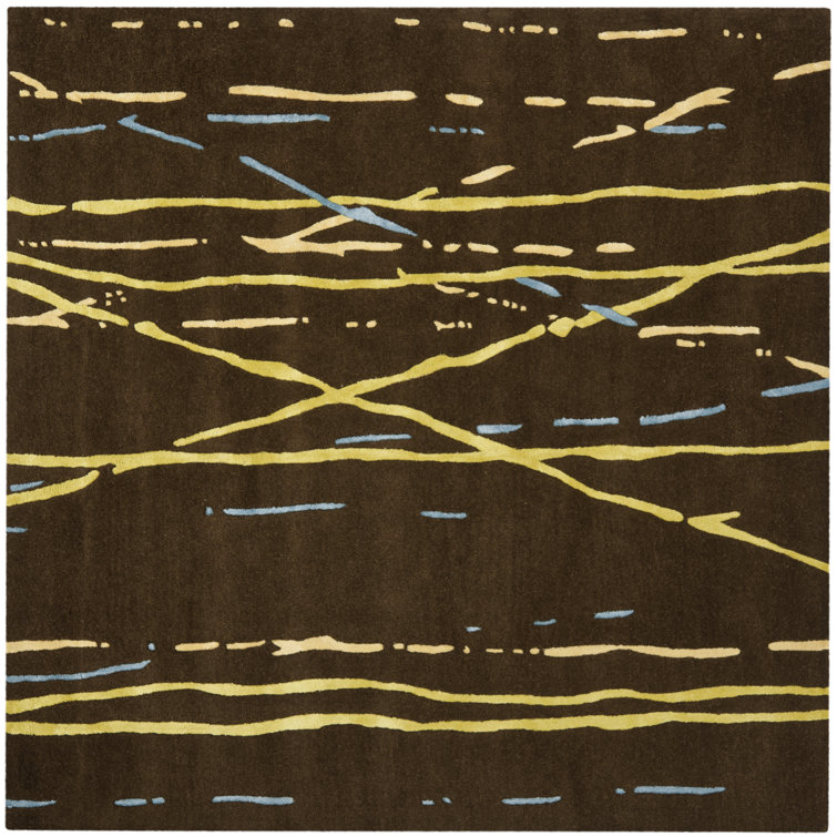 Anduel Hand Tufted Wool Abstract Rug