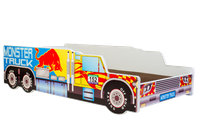 Children's auto bed - Monster Truck, Cot Bed / Toddler (70 x 140cm)