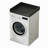 Washer Dryer Countertop, Laundry Countertop Over Washer and Dryer-Black-123466874