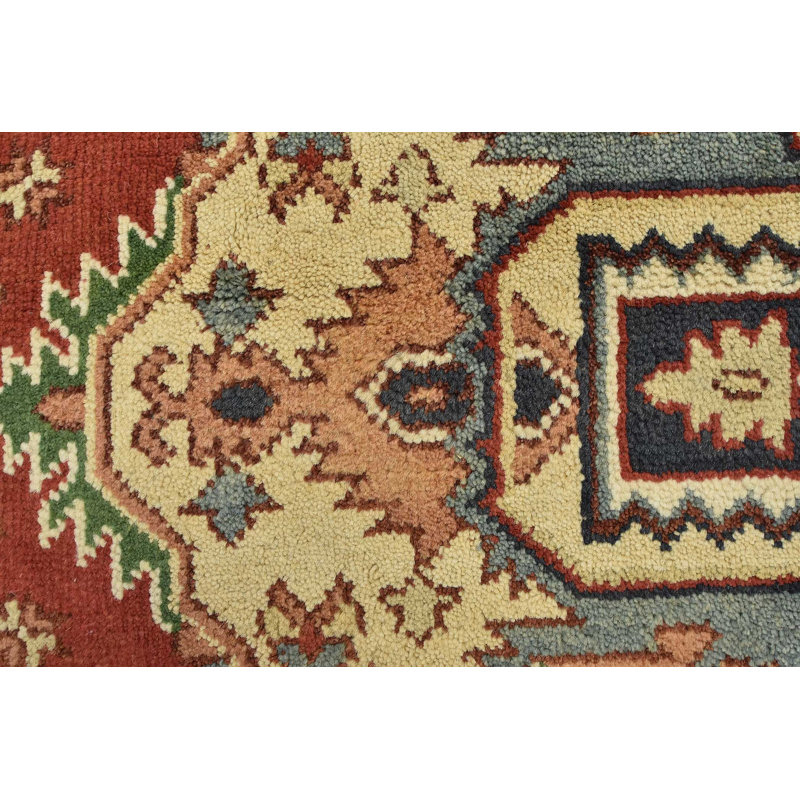 Tapis unique rouille de 7 pi 11 po