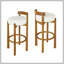 Ensemble de 2 tabourets de bar en bois Elise-860961253