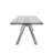 Amerson Extendable Glass Top Metal Base Dining Table
