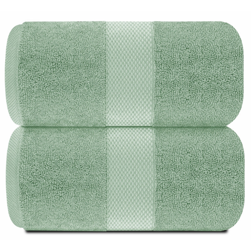 Drap de bain 100% coton Aldemar, Vert