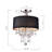 Averill Fabric Semi Flush Mount-24003171