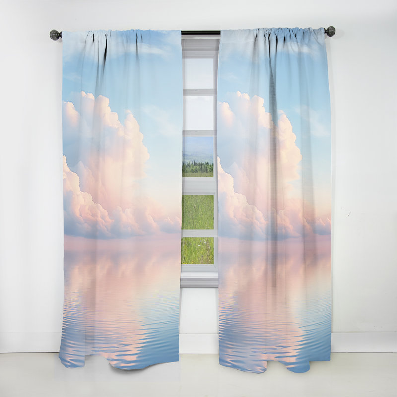 Toyo - Rideau ciel - Rideau obscurcissant sans motif - 1 panneau, L 52 po x L 120 po