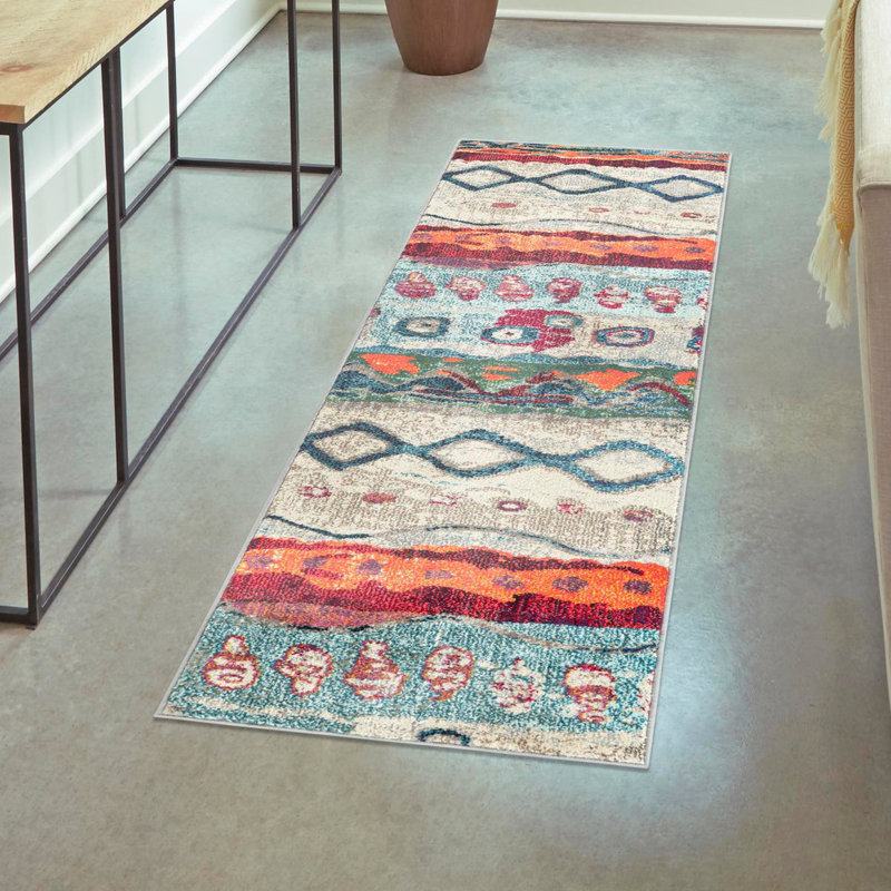 Washable Indoor Rug, Runner 2' x 8'