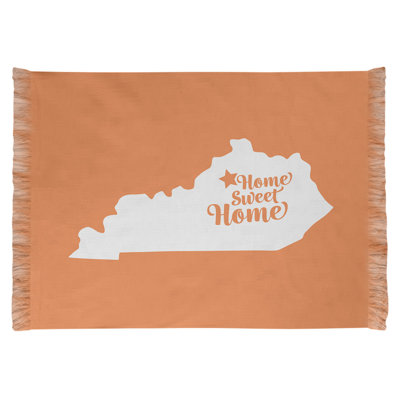 Tapis de zone orange frankfort home