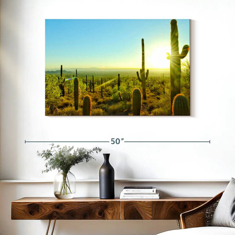Cactus Harnek Sunny Arizona, H 26 po x l 39 po