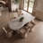 Slone - Modern Beige Concrete Dining Table