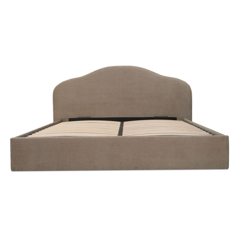 Maggie King Storage Bed Cream, Cream, King