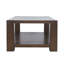 Table basse transitionnelle moderne de 50 po avec rangement et roues Bremen