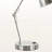 Kailyn Modern Nickel Metal Table Lamp with USB Port, 16.57'' H X 5.73'' W X 11.54'' D
