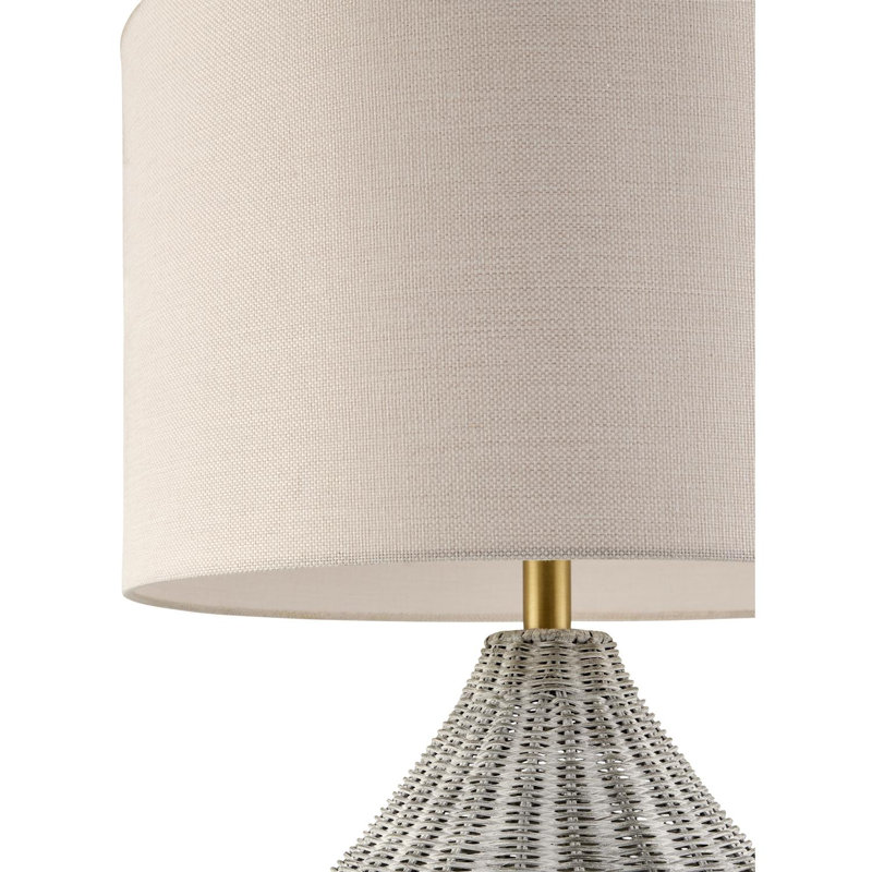 Bernth Table Lamp, Beige, Gray