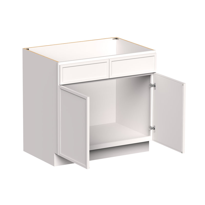 Armoire de base pour évier de cuisine prêt à assembler l 36 po x P 24 po x H 34,5 po CASAINC, 36"