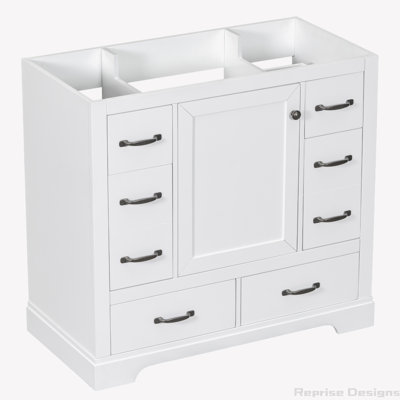 Base de meuble-lavabo simple 35,5 po seulement