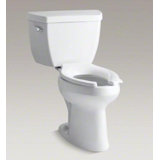 Highline Classic Comfort Height 2 Piece Elongated 1.0 GPF Toilet with Pressure Flush Technology