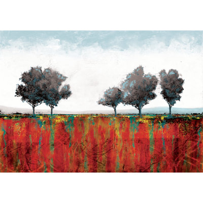 Bright Tree - Wrapped Canvas Painting