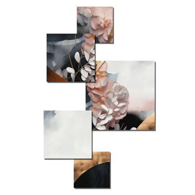 " Rose Gold Unveiling Reverie I " 5 - Pieces