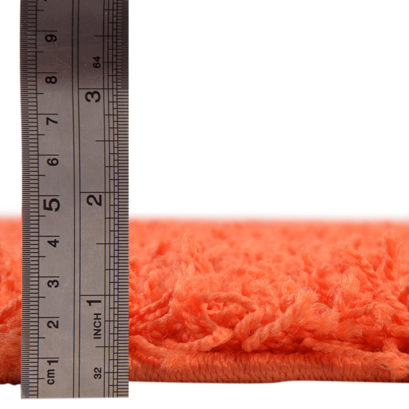 Tapis orange Torun, Carré 7 pi 10 po