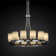 Leland 12 - Light Wagon Wheel Chandelier