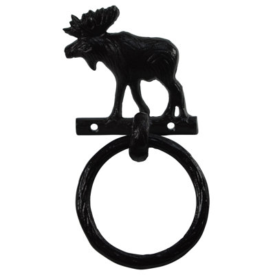 Anneau à serviettes en métal bull orignal