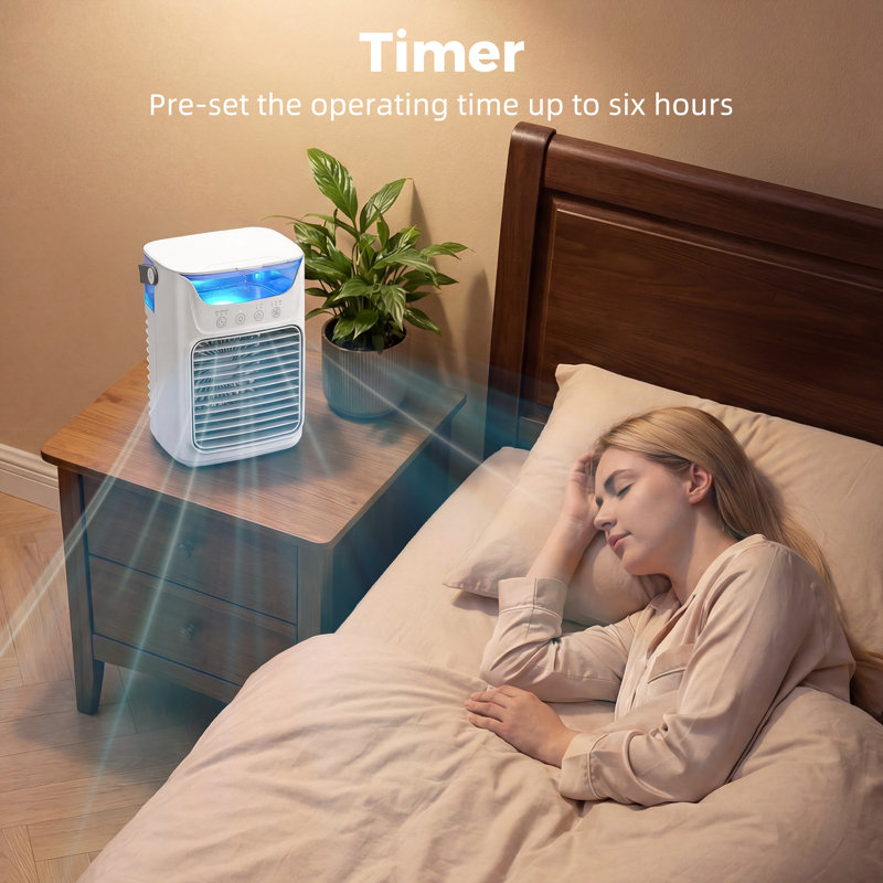 Desk Fan, White