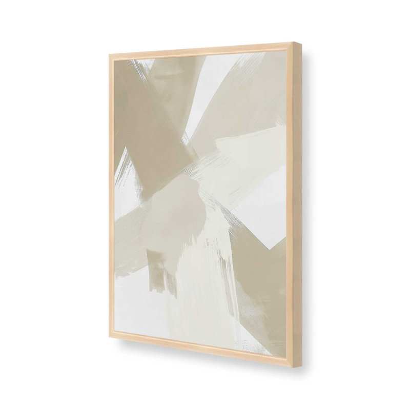 Soft Momentum II, reproduction encadrée, Reproduction encadrée sans passe-partout, Érable brut, H 15 po x l 12 po x P 1,25 po