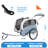 Aobei 2-in-1 Dog Bicycle Trailer, Dog Stroller, and Dog Jogging Stroller-75197105