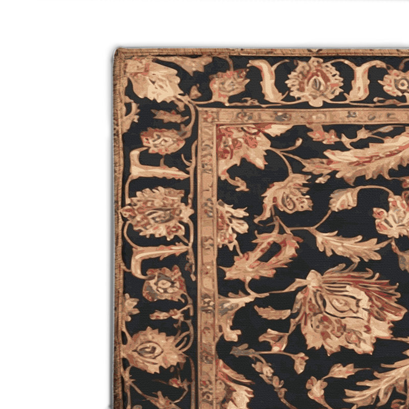 Tapis d'intérieur et d'extérieur brun Persian, Rectangulaire 2 pi x 3 pi