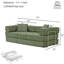 Canapé-lit convertible pliable avec dossier amovible-1553859528