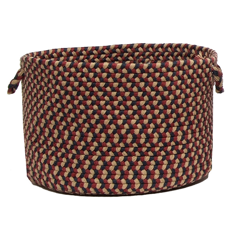 Panier Charlise, Bourgogne, H 12 po x l 18 po x P 18 po