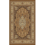 Infinity 11.48" Chocolate Rug