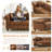 63.5 inch Mid Century Modern Chesterfield Sofa Couch for Living Room, Upholstered Button Tufted Loveseat Sofa w/Nailhead Trim&Roll Armrest, Comfy Deep Seat Sofas Couch for Bedroom, Office-500922830