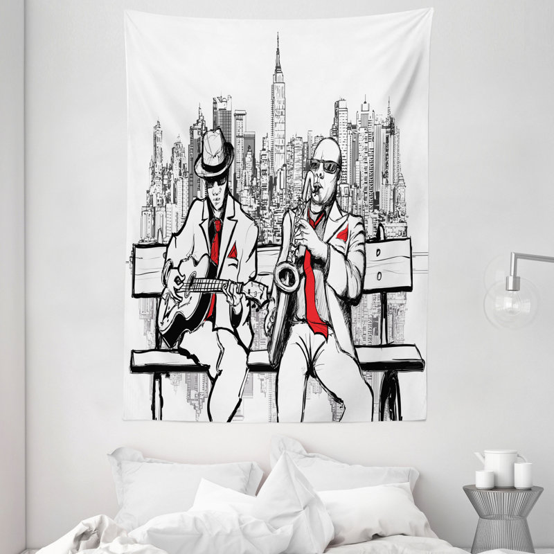 Tapisserie en polyester, H 80 po x l 60 po