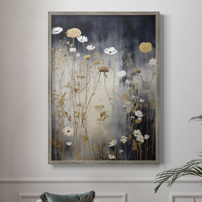 Reproduction encadrée FLORAL Series CDXVI - bois massif